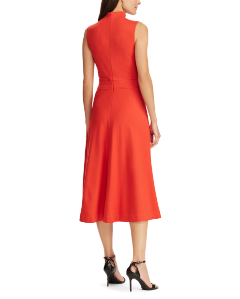 Lauren ButtonTrim Ponte Dress 4
