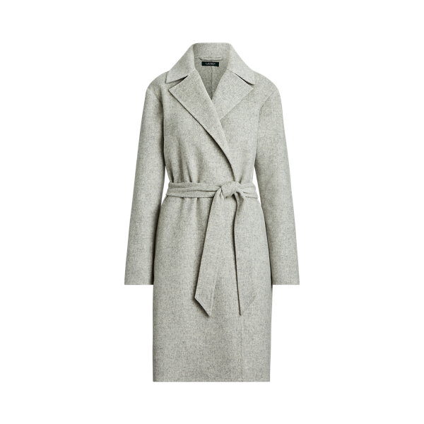 wrap front coat