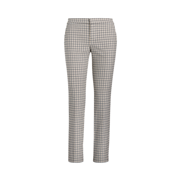glen plaid skinny pants