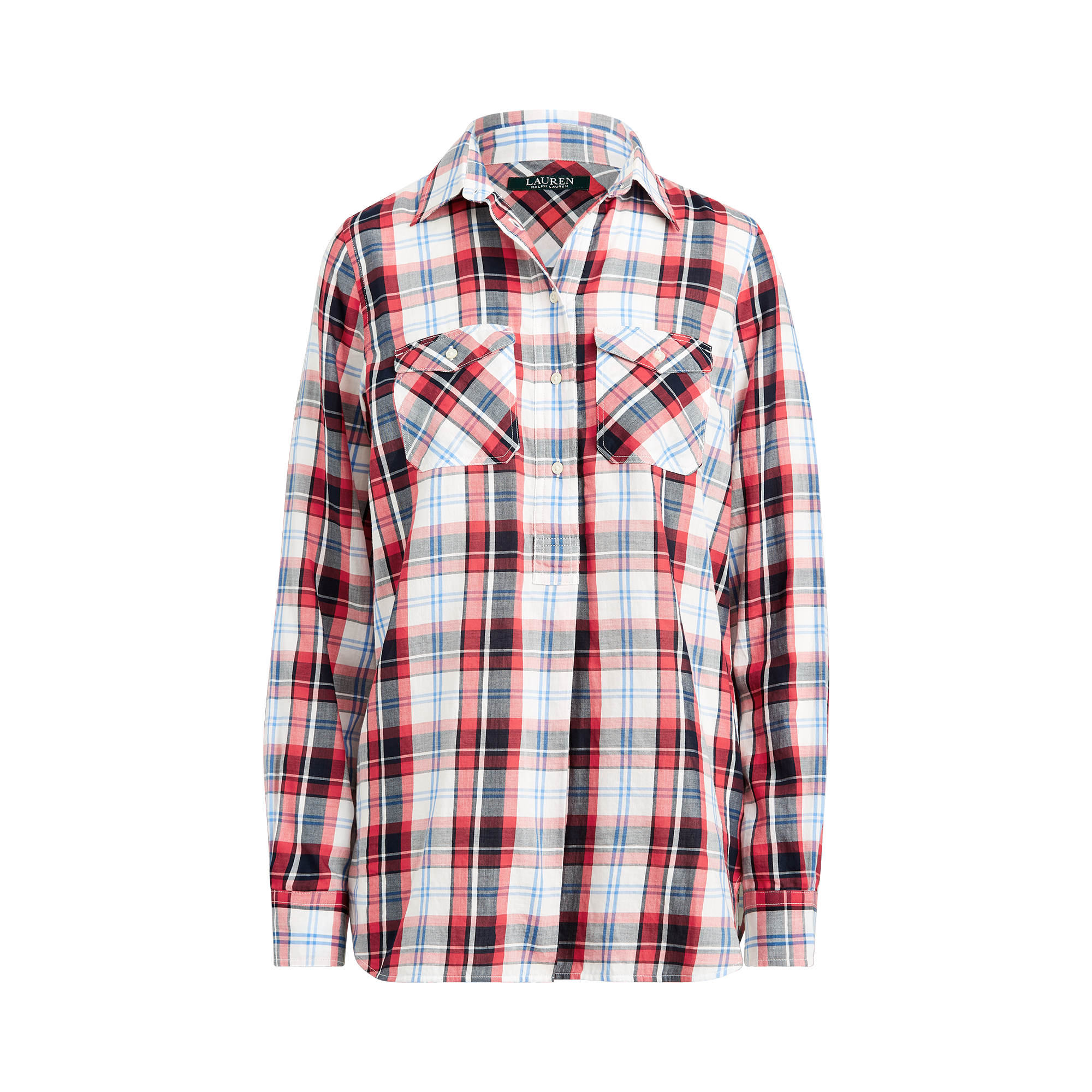 Ralph Lauren Plaid Cotton-Twill Shirt. 1