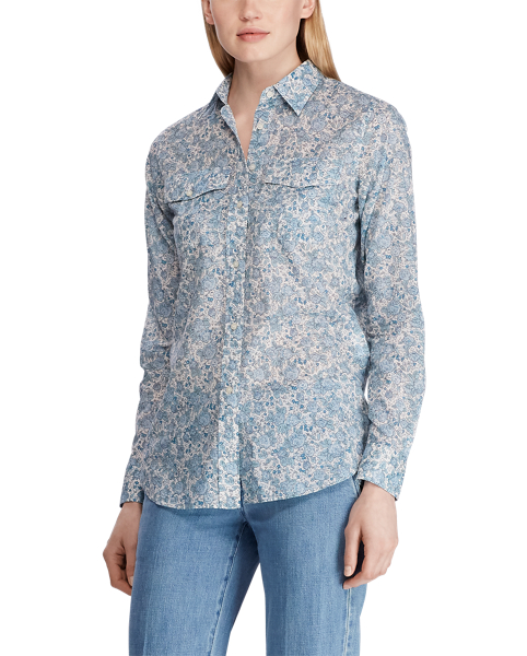 Lauren Floral Cotton Voile Shirt 3