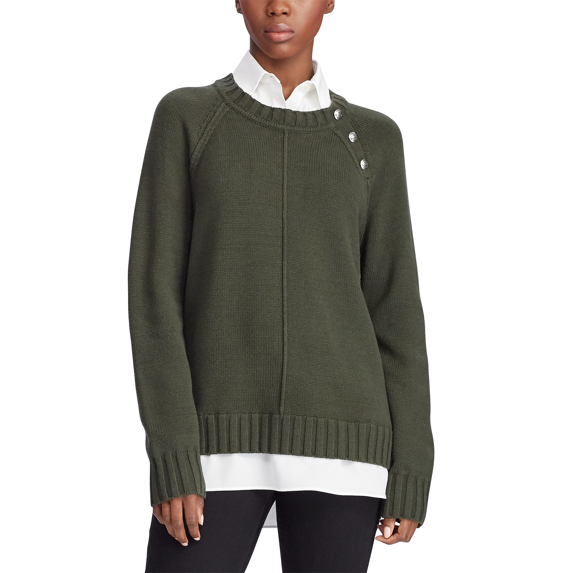Ralph Lauren Cotton-Blend Sweater. 3