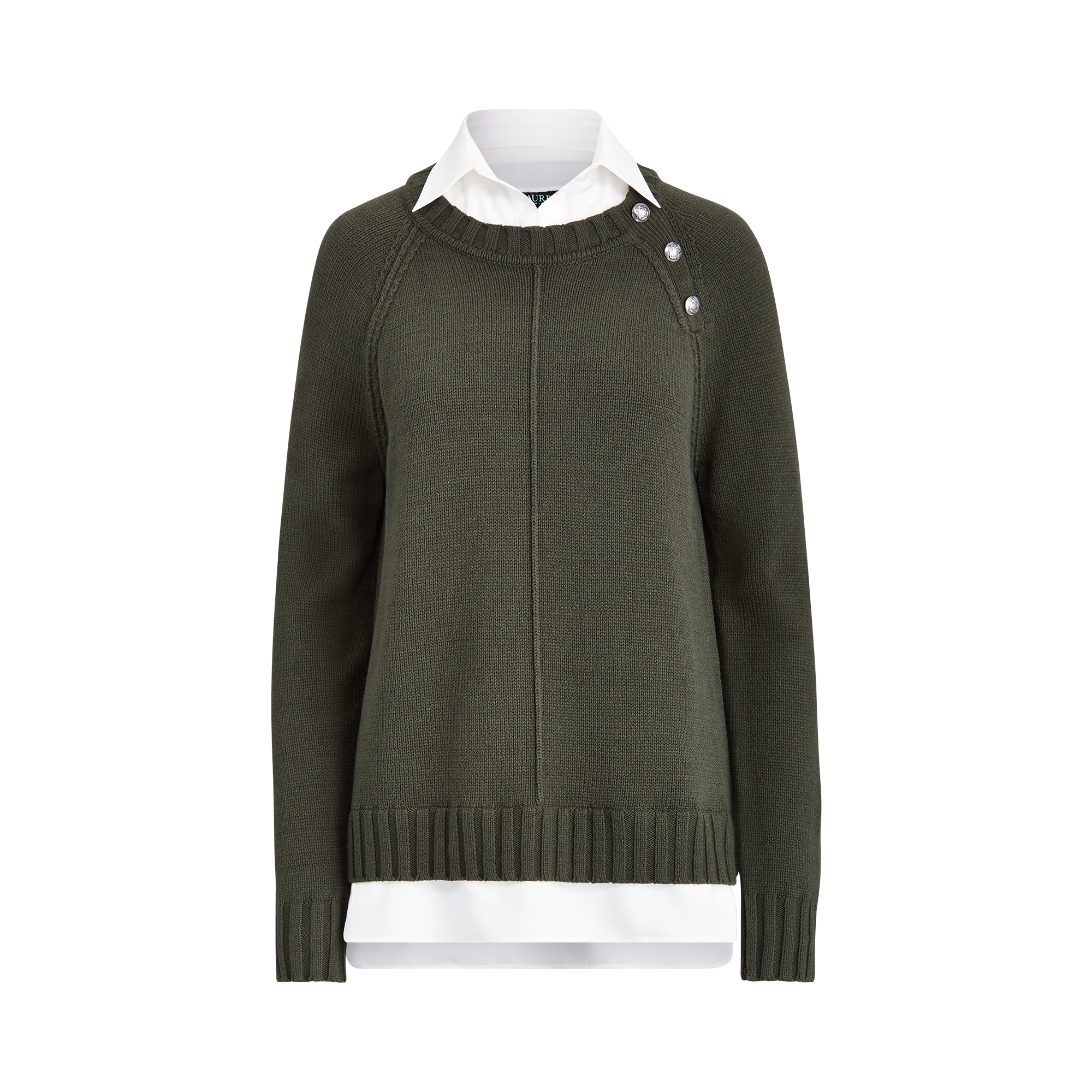 Ralph Lauren Cotton-Blend Sweater. 1