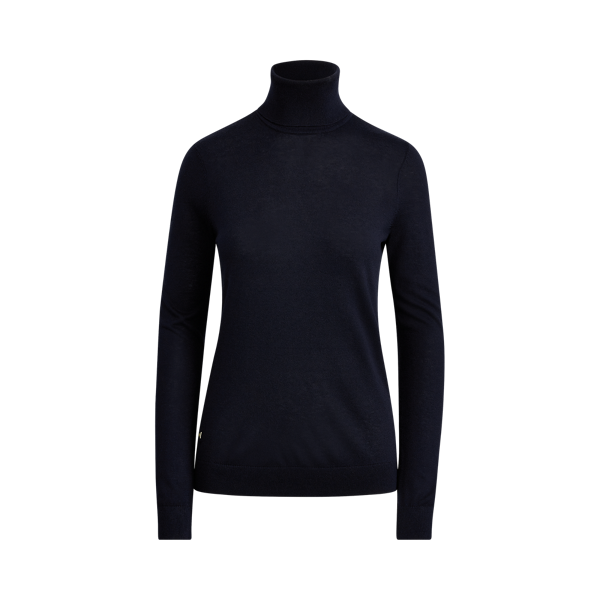 Col roulé en soie mélangée