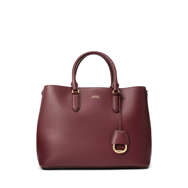 lauren ralph lauren leather marcy satchel