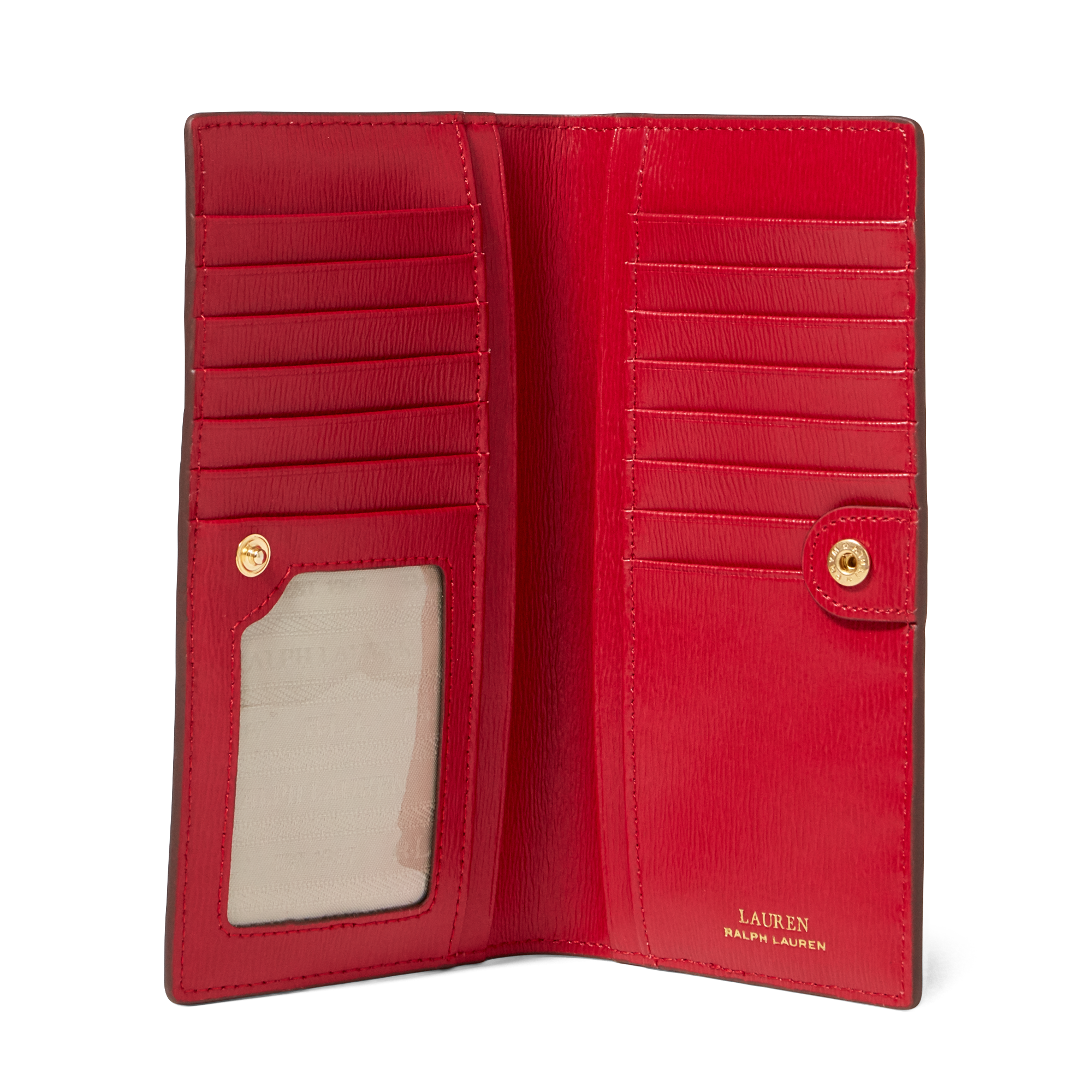 Ralph Lauren Saffiano Slim Leather Wallet. 3