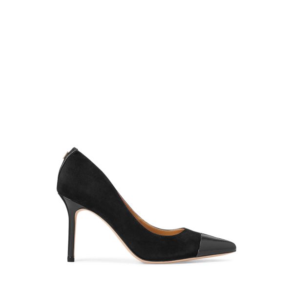 lauren ralph lauren lindella leather pumps
