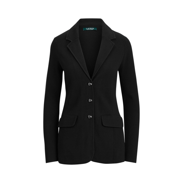 Blazer en coton peigné
