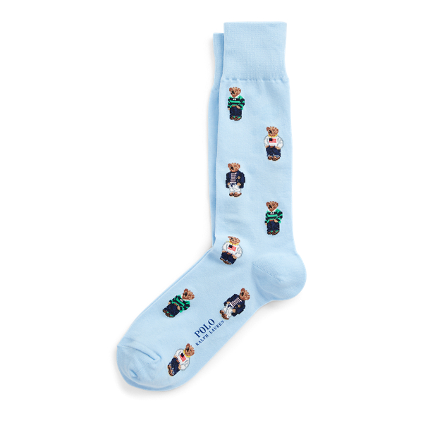 polo teddy bear socks