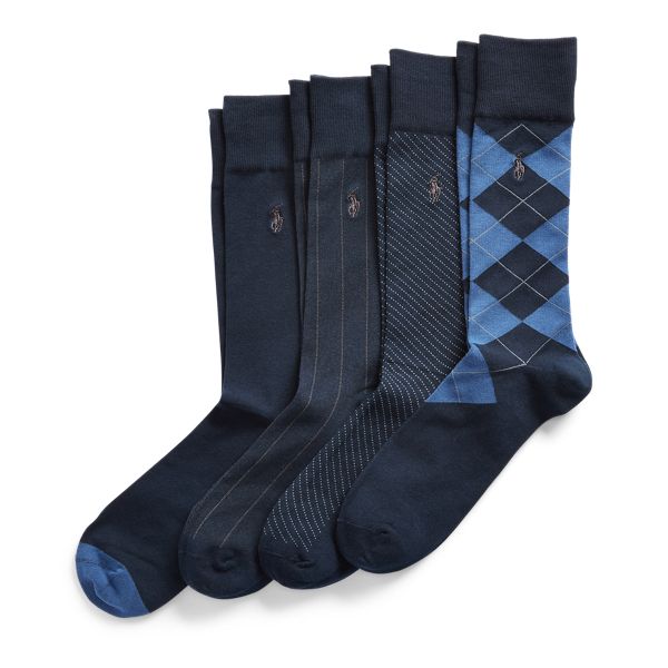 Patterned Dress Sock 4-Pack