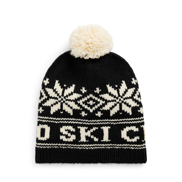 Intarsia-Knit Wool-Blend Hat