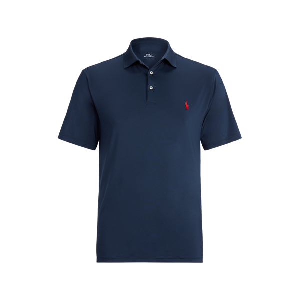 Polo Ralph Lauren Performance Jersey Polo Shirt In French Navy
