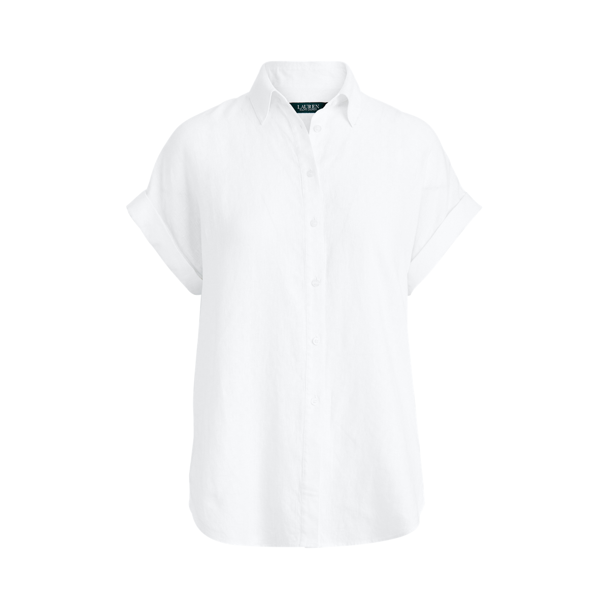 Linen Dolman-Sleeve Shirt