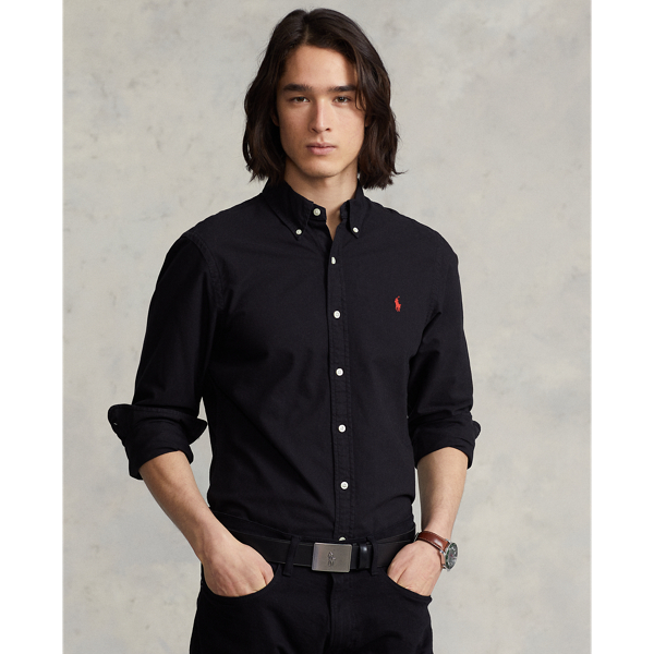 Top 30+ imagen ralph lauren black dress shirt