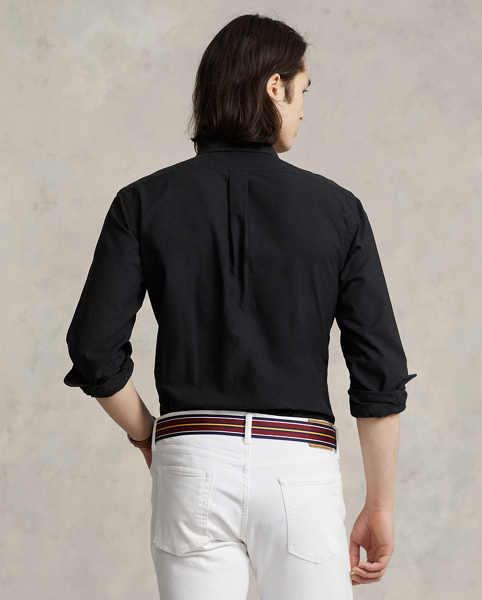 Garment-dyed and washed, this cotton shirt offers a broken-in look and feel from day one.