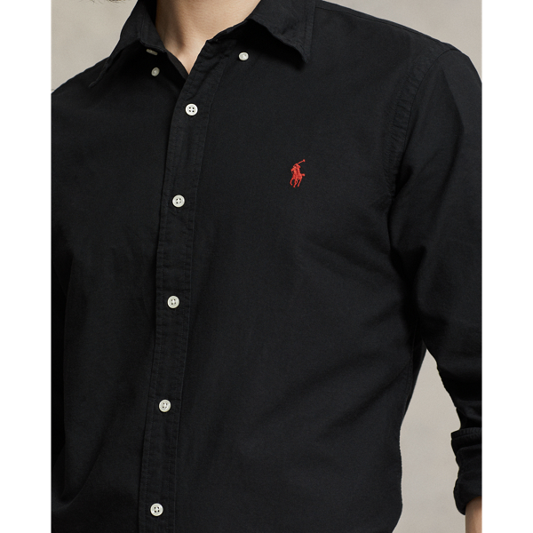 Polo Ralph Lauren Custom fit geverfd Oxford overhemd 7