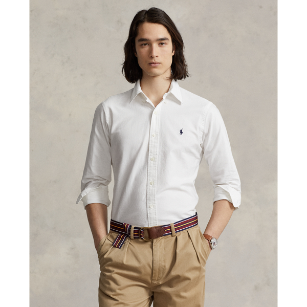 Garment-dyed and washed, this cotton shirt offers a broken-in look and feel from day one.