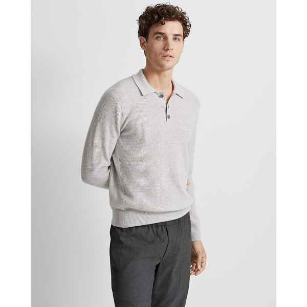 cashmere polo sweater