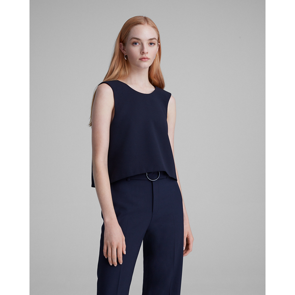 Image of Club Monaco Aviator Navy Midian Top in Size XL