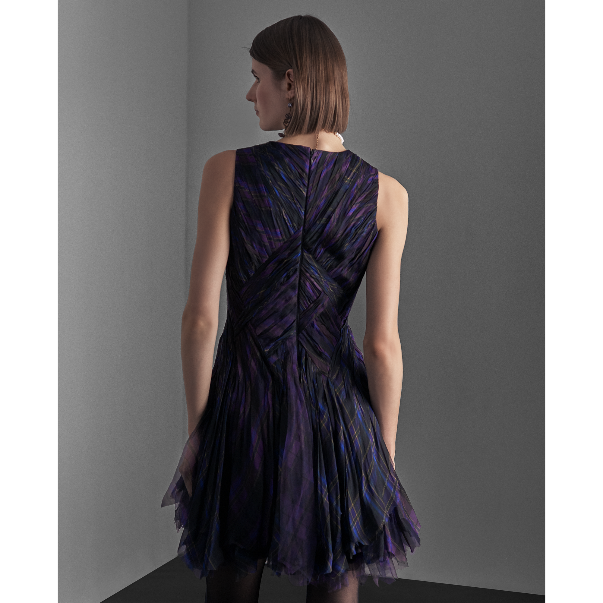Ralph Lauren Adalena Plaid Dress. 5