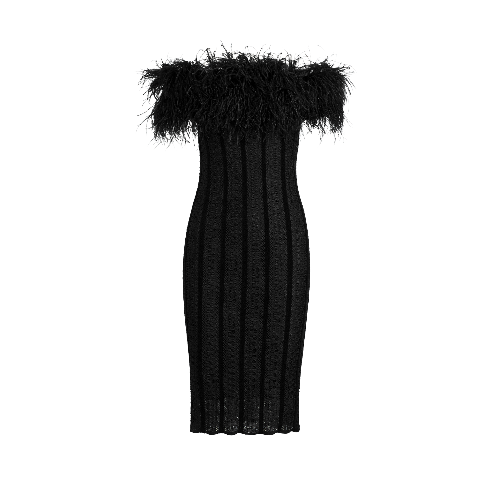 Ralph Lauren Feather Off-the-Shoulder Dress. 2