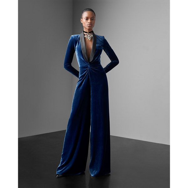 ralph lauren tuxedo jumpsuit