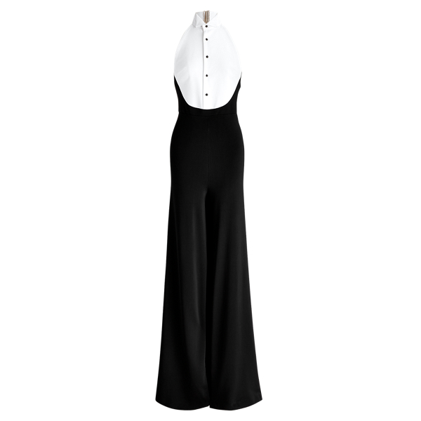 ralph lauren tuxedo jumpsuit