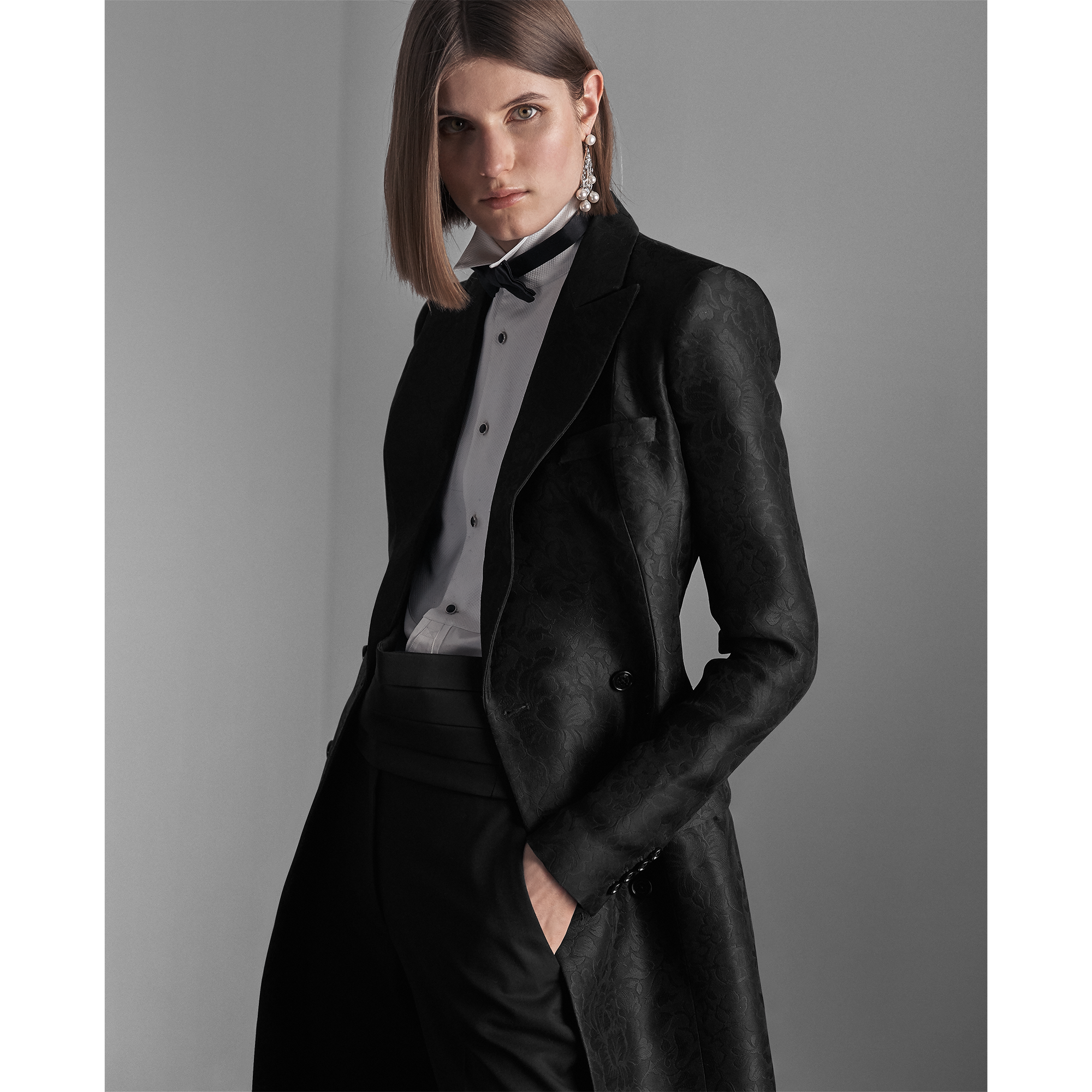 Ralph Lauren Cyrene Jacquard Coat Dress. 5