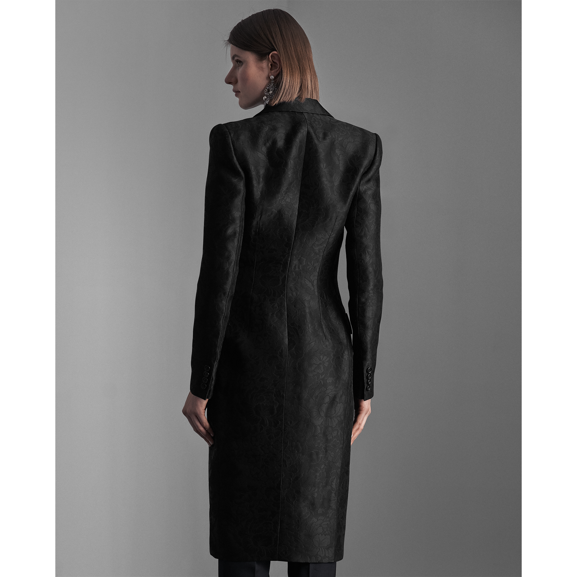 Ralph Lauren Cyrene Jacquard Coat Dress. 6