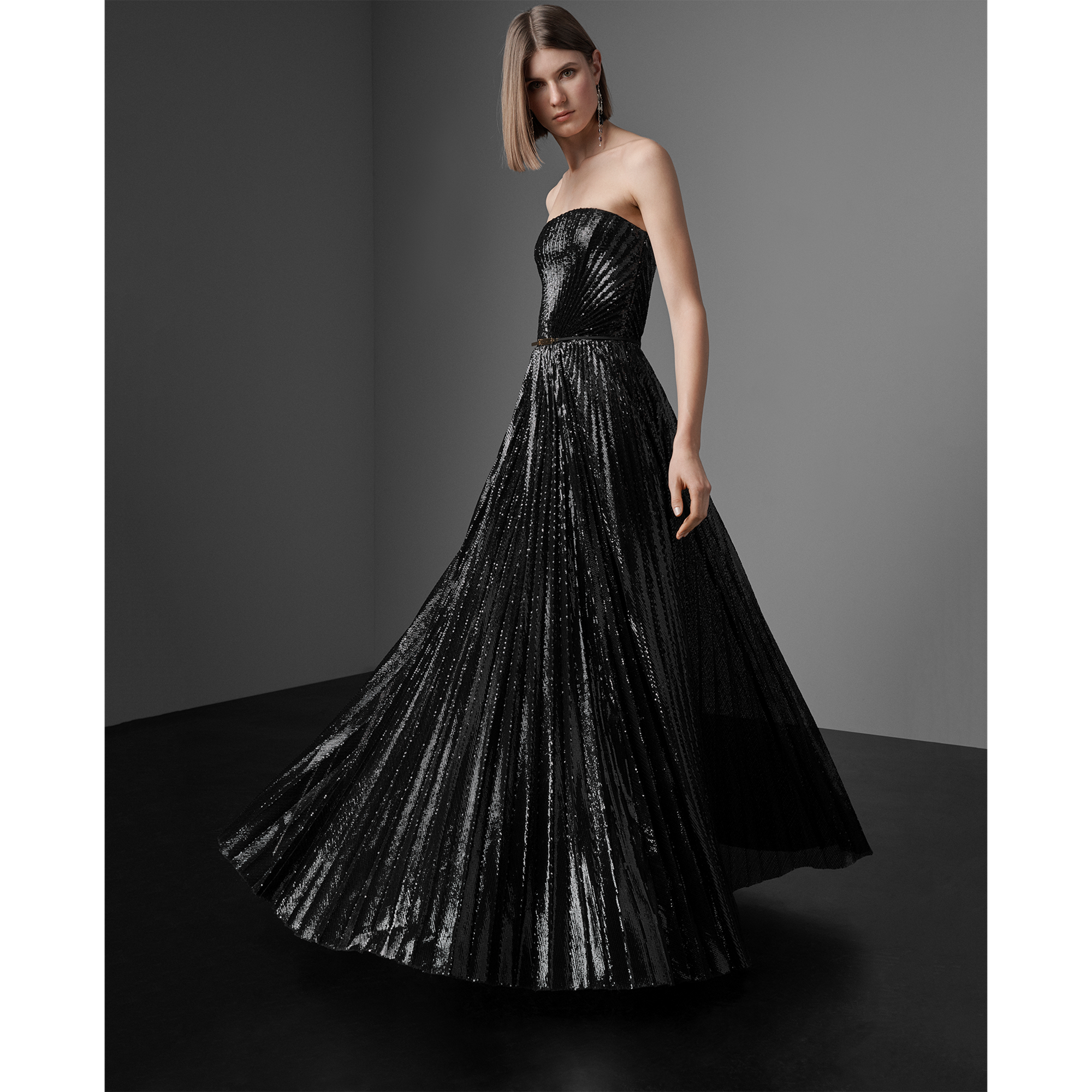 Ralph Lauren Jazmine Sequined Evening Dress. 1