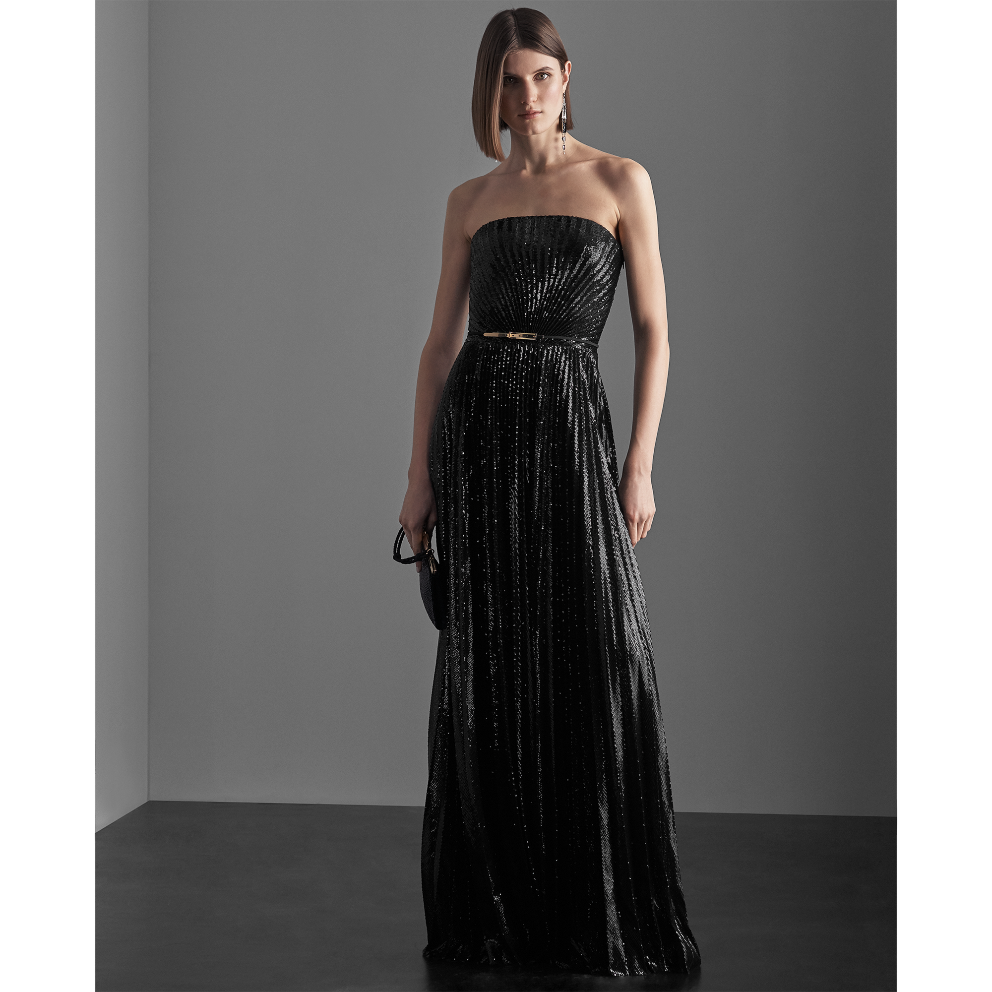 Ralph Lauren Jazmine Sequined Evening Dress. 3