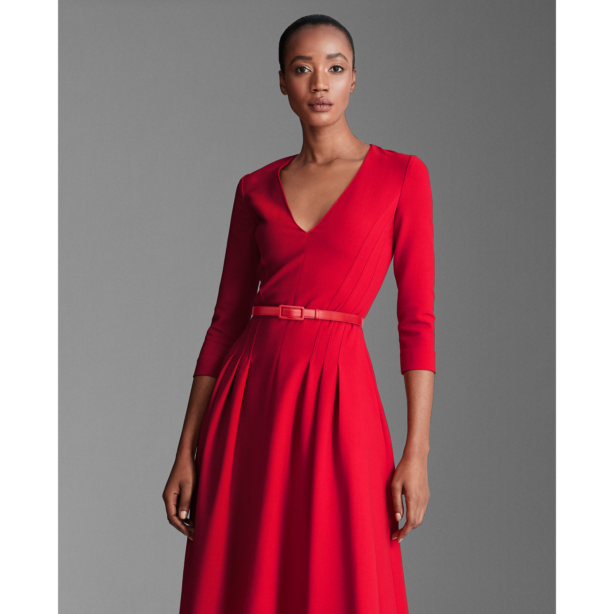 Ralph Lauren Raeana Double-Faced Wool Dress - 502651