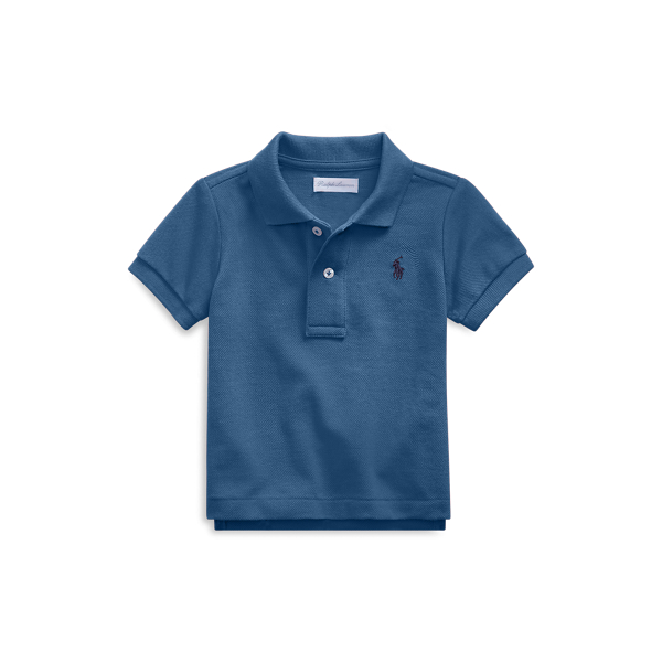 Cotton Mesh Polo Shirt
