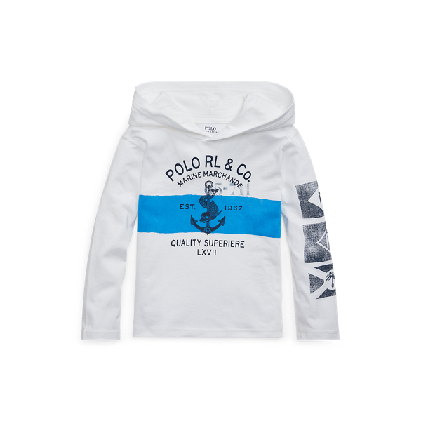 polo ralph lauren cotton jersey hooded tee