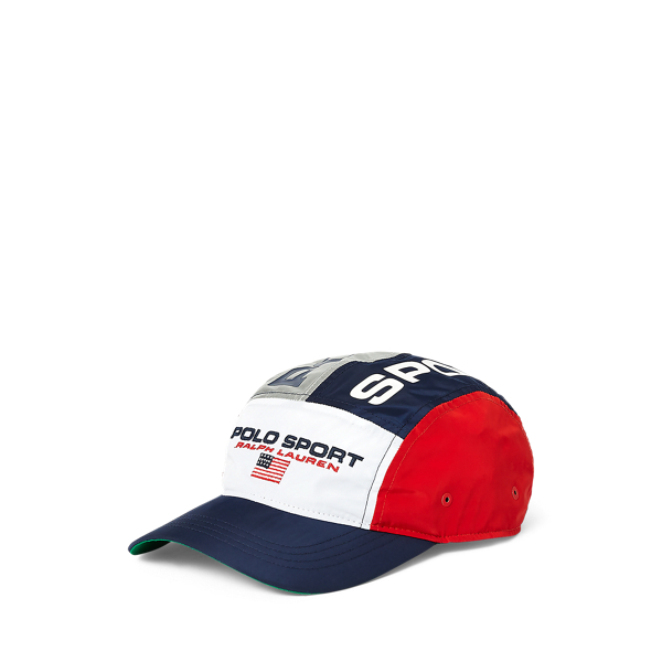 polo sport silver 5 panel cap