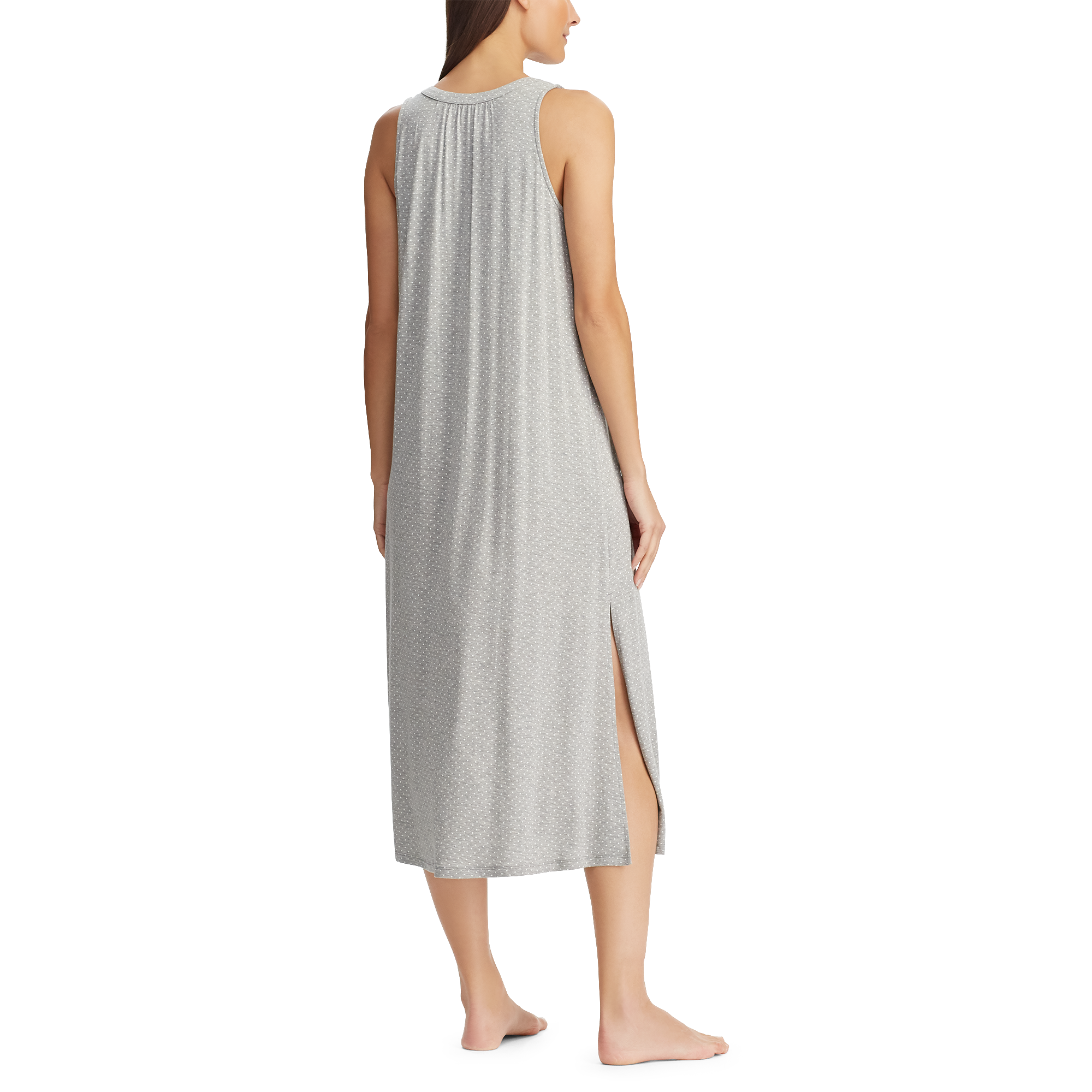 Ralph Lauren Dot-Print Stretch Nightgown. 4