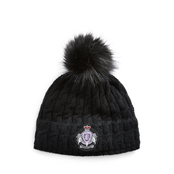 ralph lauren cable knit hat