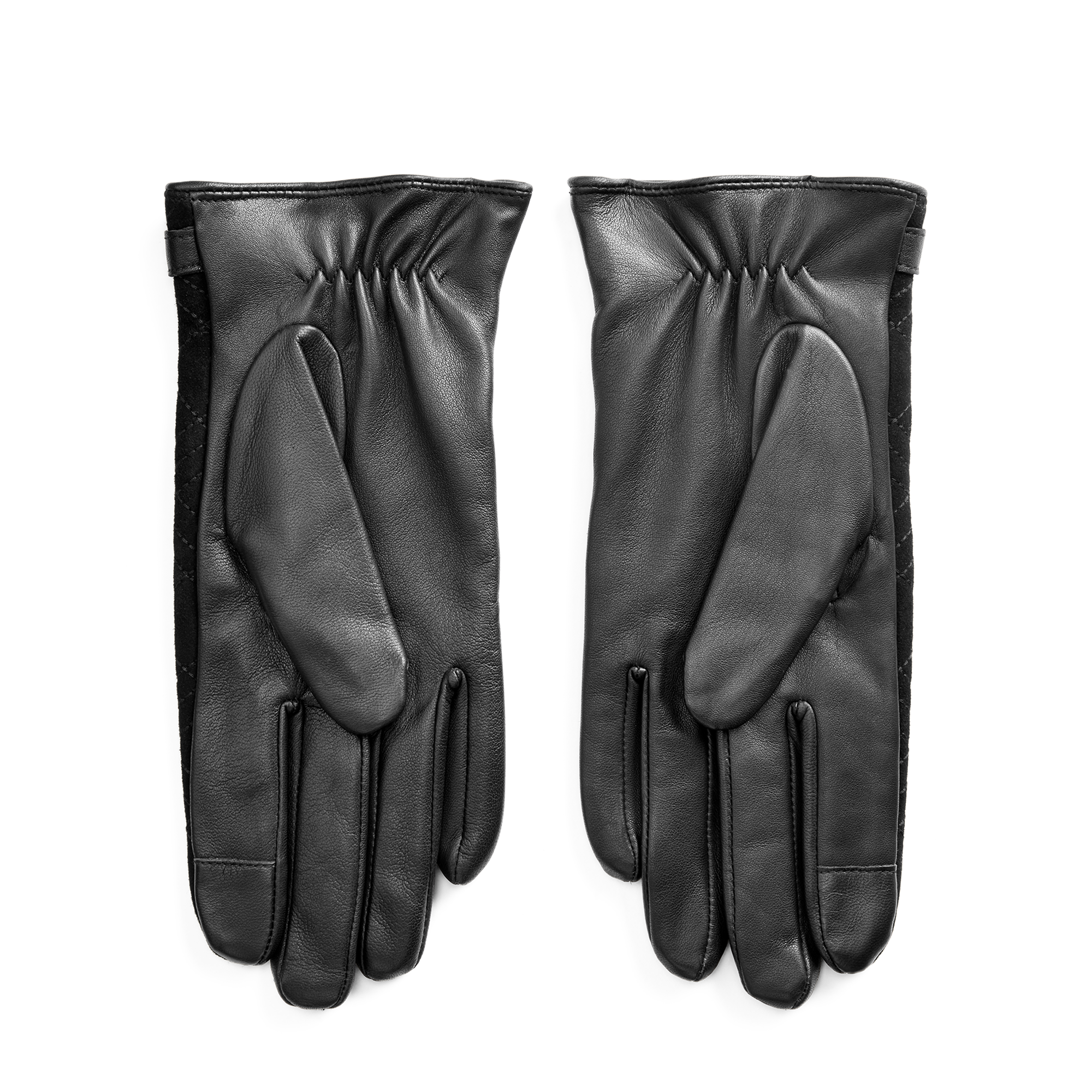 Ralph Lauren Quilted Suede Gloves. 2