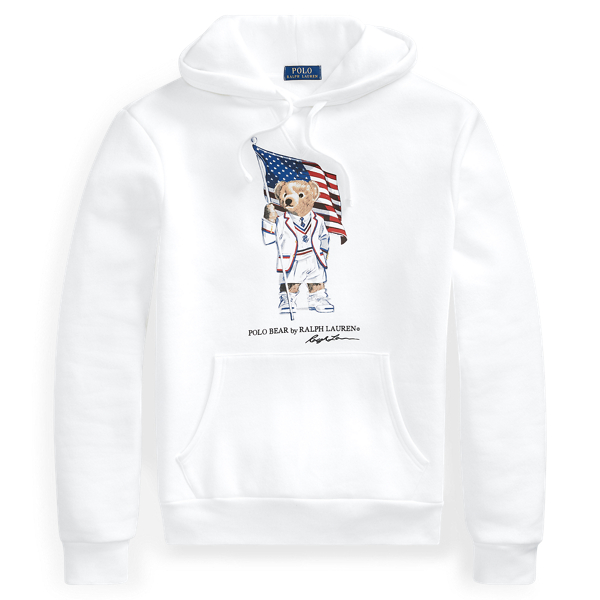 polo ralph lauren men's polo bear hoodie