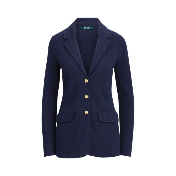 ralph lauren womens blazer with crest