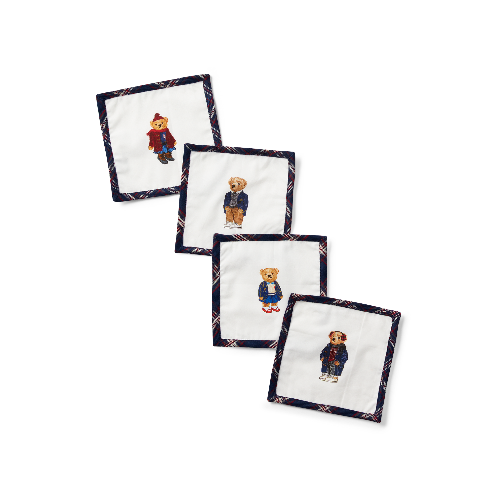 Ralph Lauren Polo Bear Cocktail Napkin Set. 1