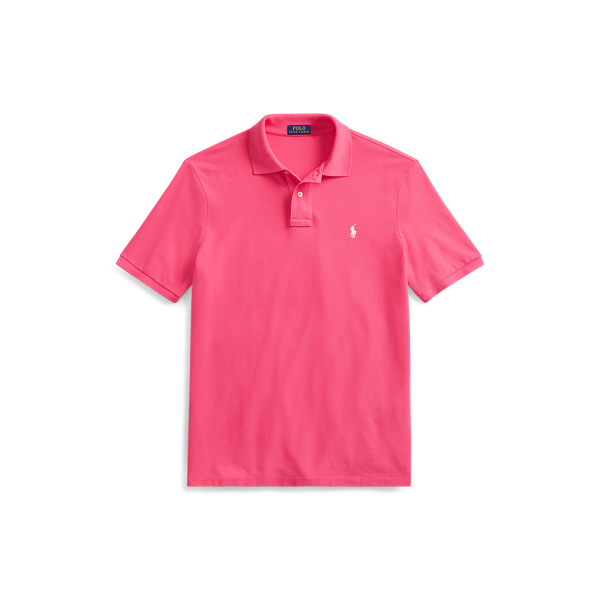 black polo shirt with pink horse