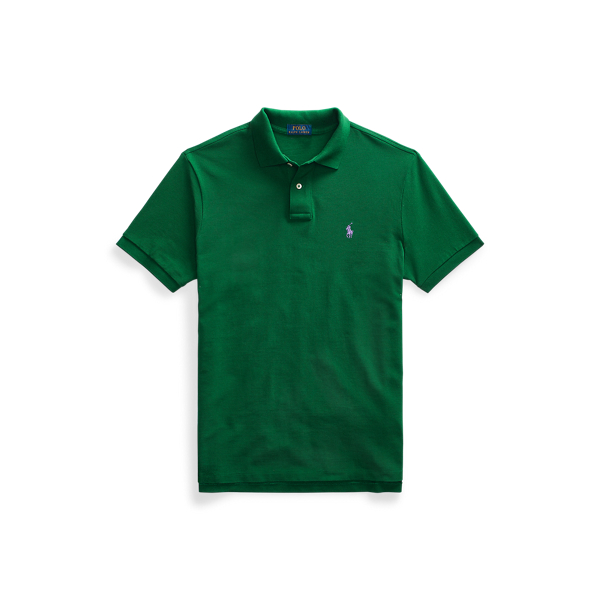Custom Slim Fit Mesh Polo Shirt | Ralph Lauren UK