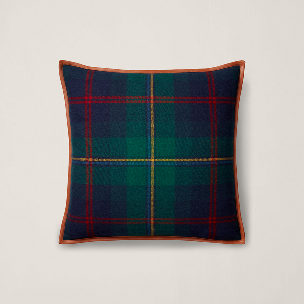 ralph lauren plaid throw pillows