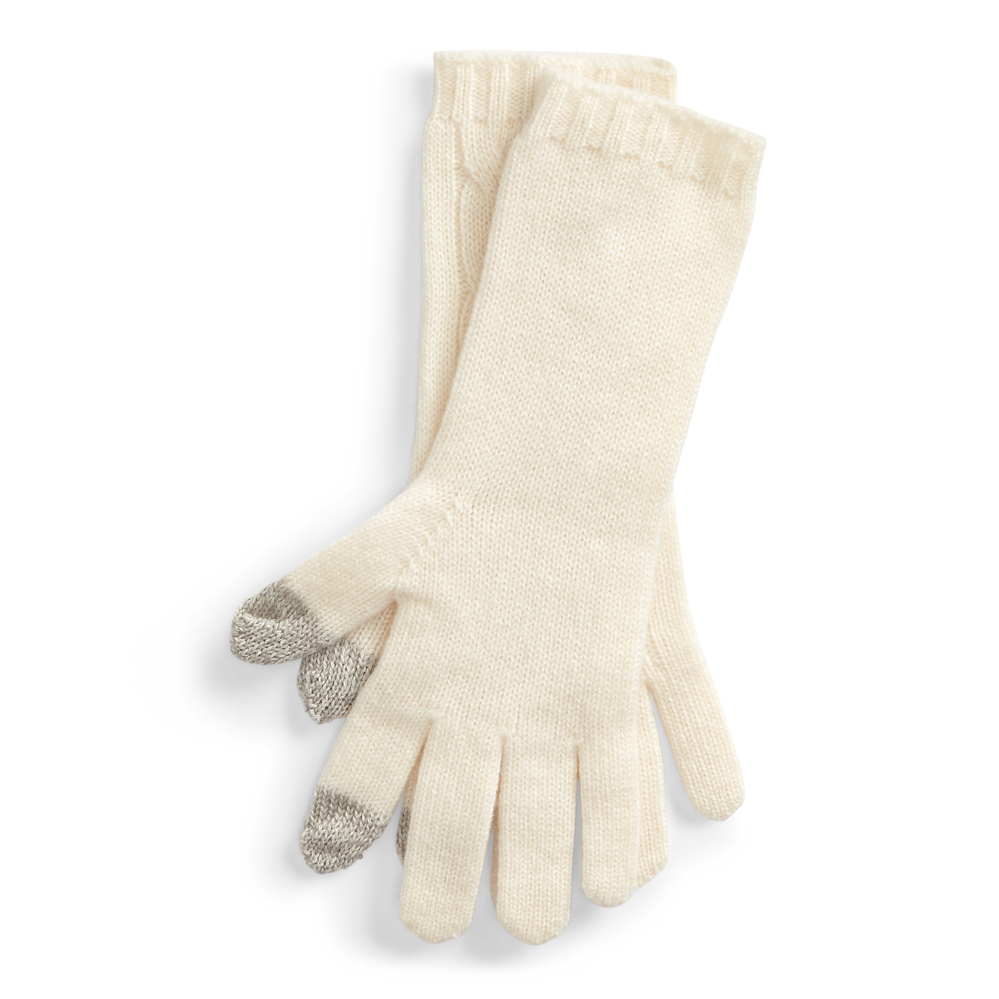Ralph Lauren Cable-Knit Cashmere Gloves. 1
