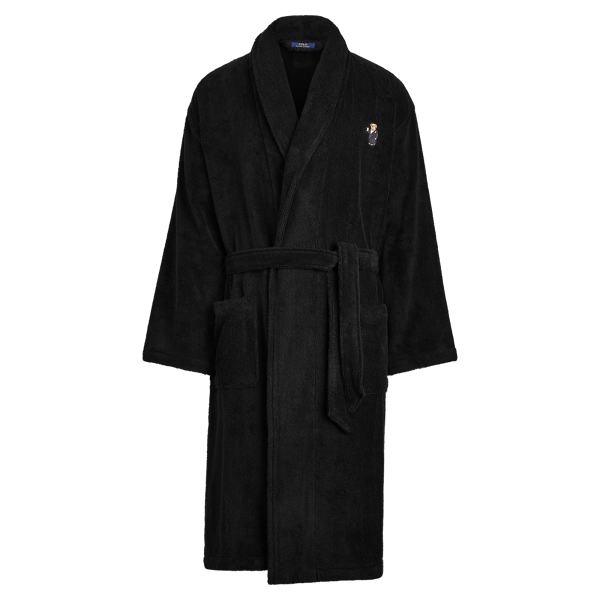 black polo robe