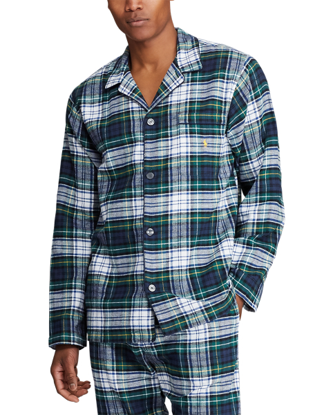 Polo Ralph Lauren Plaid Flannel Pajama Shirt 2
