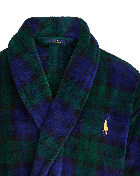 polo plush robe
