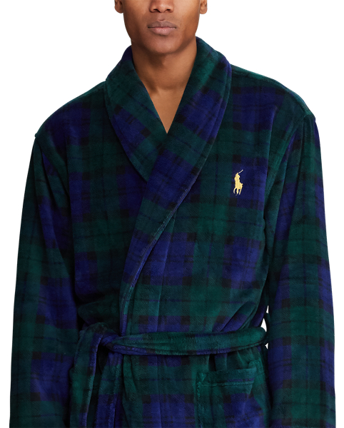 polo plush robe