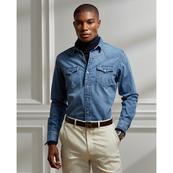 Onderdrukking overtuigen visueel Men's Denim & Chambray Casual Shirts & Button Down Shirts | Ralph Lauren